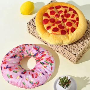 ของเล่นสุนัข ทนต่อการกัด ทรีดี ฟันกราม เสียง กระดาษดัง น่ารัก บรรเทา ตุ๊กตายัดไส้ พิซซ่า บิชอน บรรเทา ของเล่นสัตว์เลี้ยง ถ้วย  ของ  เล่น  สุนัข