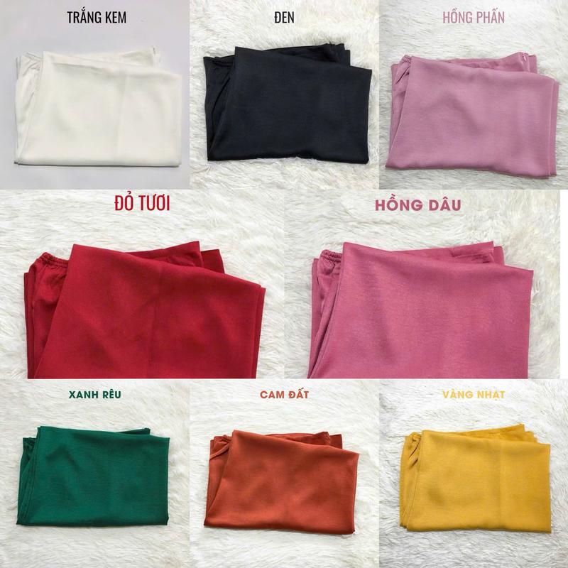 Quần Lụa Mặc Áo Dài Cách Tân Truyền Thống Vải Tây Thi - Áo Dài Lan Anh Nữ Dress Kem Women Màu Đen