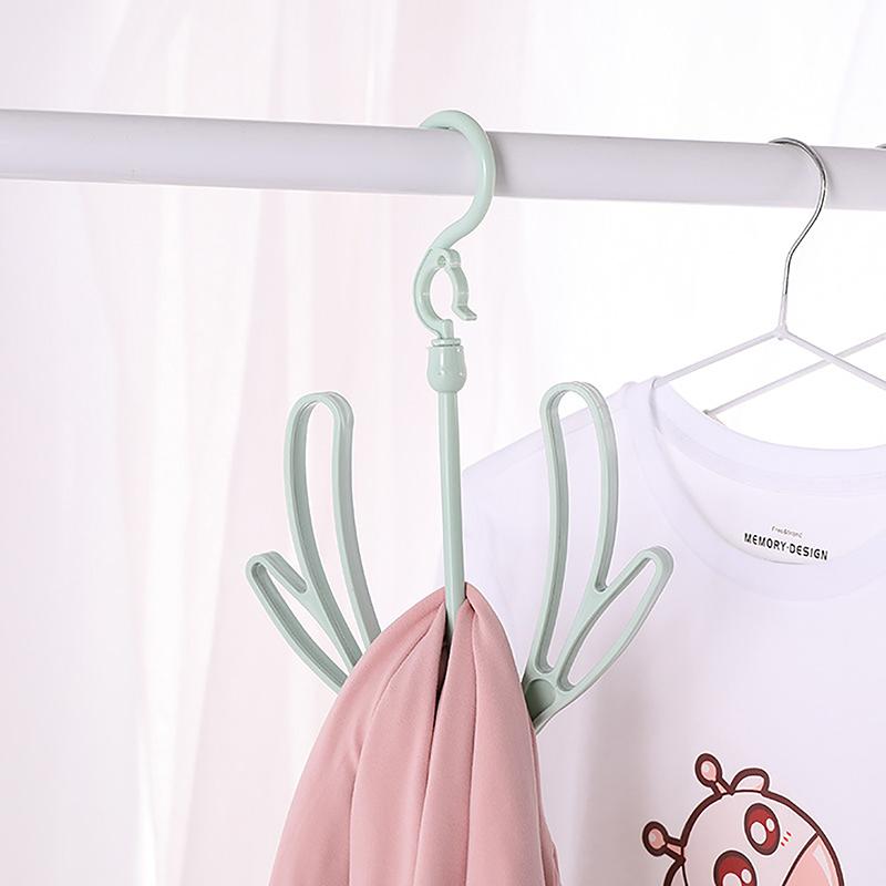Product Introduction of Multifunctional Shoes Drying Hanger Drying Rack Windproof Rotatable Balcony Scarf Necktie Shoe Hanging For Home Storage Organize 9