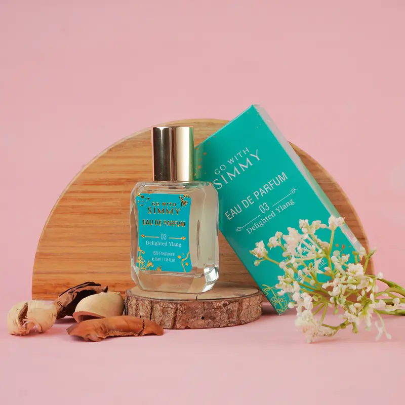 GO WITH SIMMY Eau De Parfum 03 Delighted Ylang 35ml Parfum Pria/Wanita Wangi Tahan Lama Parfum 15% Fragrance 2