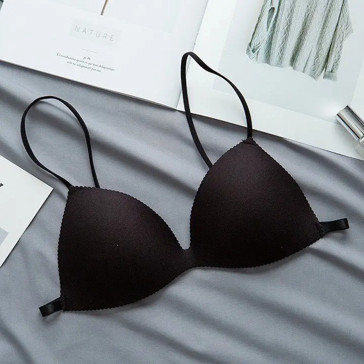 combo 2 Áo Ngực S3BRA06CBT Áo Bra Su Đúc Hàng Loại 1 Dây Mảnh Cài Sau Cực Hot Siêu Thoải Mái Mỏng(Freesize 40-60kg) Nữ Top Tim Voi Lịch Kem Women