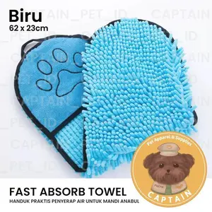 [54]    HANDUK ANJING KUCING FAST ABSORBENT DOG TOWEL CAT DOG GROOMING TOWEL MANDI CEPAT MENYERAP AIR