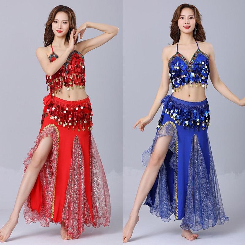 Trang Phục Biểu Diễn Cho Người Lớn Khiêu Vũ Ấn Độ, Trang Phục Biểu Diễn Múa Bụng, Váy Nữ, Bộ Đồ Ngoại Cỡ Phong Cách Sexy Và Kỳ Quặc, Năm 2024 5