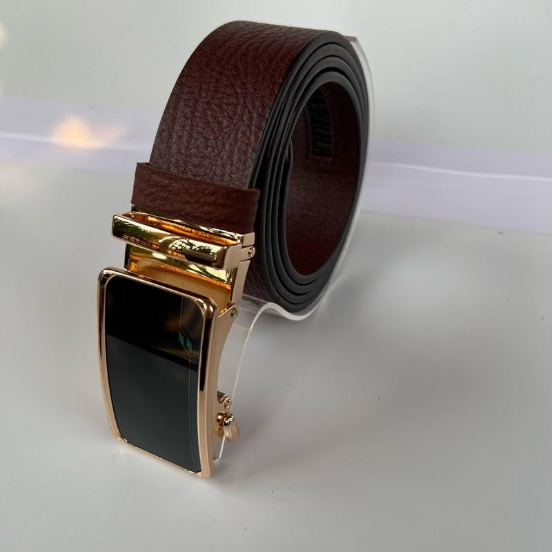 Thắt lưng dây da bò sần cao cấp 1 lớp liền khối kết hợp với đầu khoá gạt ( tự động ) đúc hợp kim cao cấp chống rỉ, mặt kính chống xước bản rộng 3.5cm dài 1m15-1m25 Cao Su Voi Women