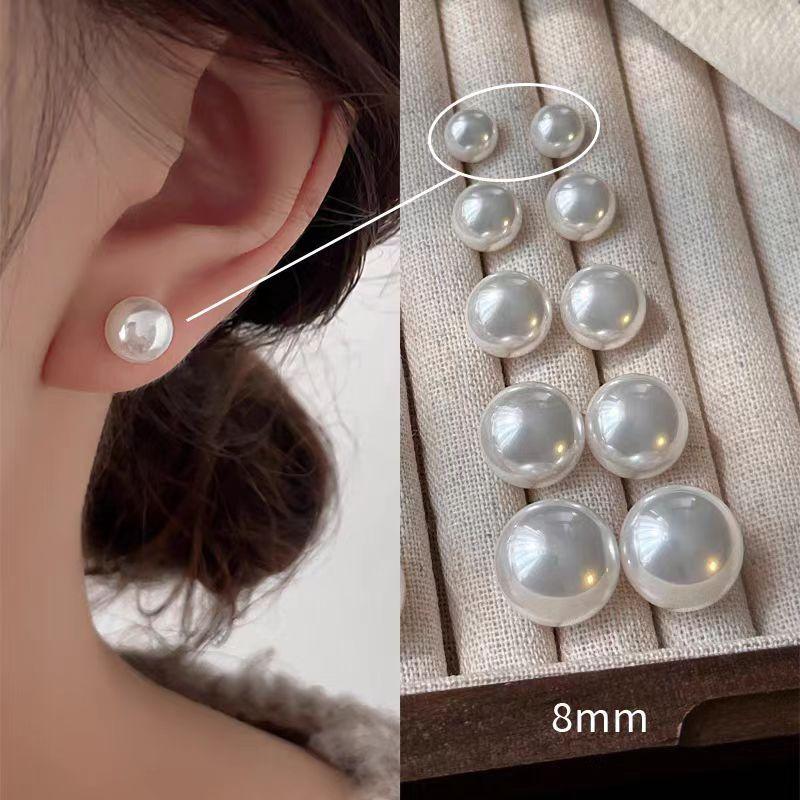 Product Introduction of Bông Tai Đinh tán Hạt Đèn Bột Mì, Nữ, Màu Bạc, Giá Cả Phải Chăng, Sang Trọng Và Thanh Lịch, Hàng Mới Về Năm 2024, Hoa Tai Đặc Biệt 17