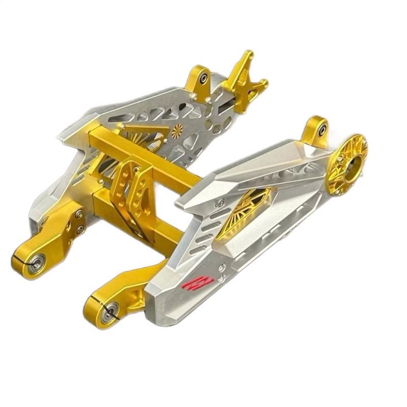 Gắp CNC V2 REAL cho xe điện xmen trung quốc càng sau xmen phiên bản 1 phuộc và 2 phuộc