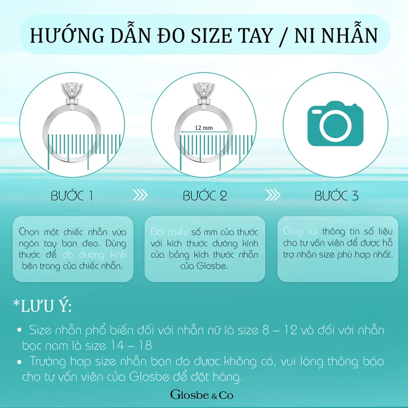 Nhẫn Bạc Glosbe Đá Baguette 7LY, Nhẫn + Hộp Đựng, quà tặng nhân dịp Valentine, 8/3,... 3