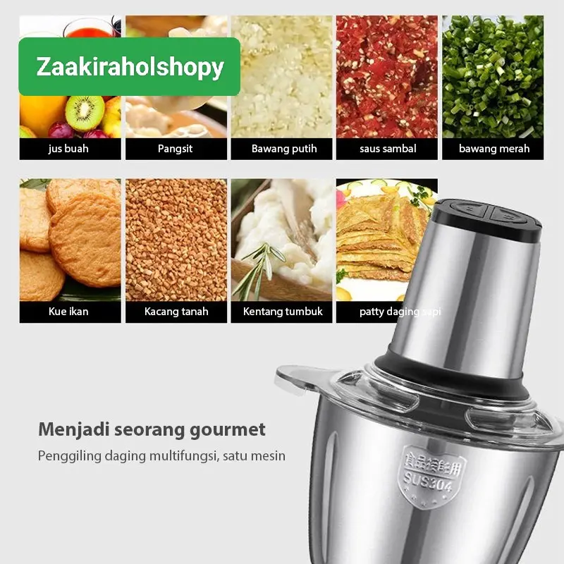 Zaakiraholshopy ( COD ) paket hemat isi 11 pcs / copper Bleder 2 liter / mangkuk set 4 pcs / pisau set 6 pcs / paket hemat copper Blender + pisau + mangkok / paket bulding Cooper Blender 2