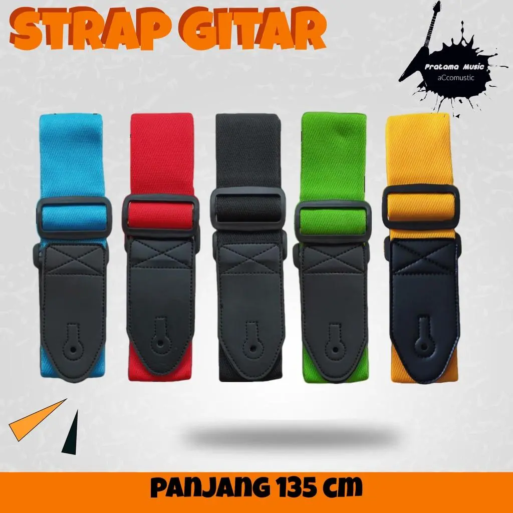 Strap Gitar , Sabuk Gitar , Tali Gitar Akustik Bass Elektrik