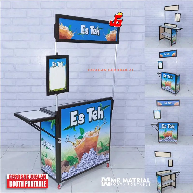Booth portable Tulang Hitam Juragan Gerobak 21 Meja Lipat Jualan - Shop ...