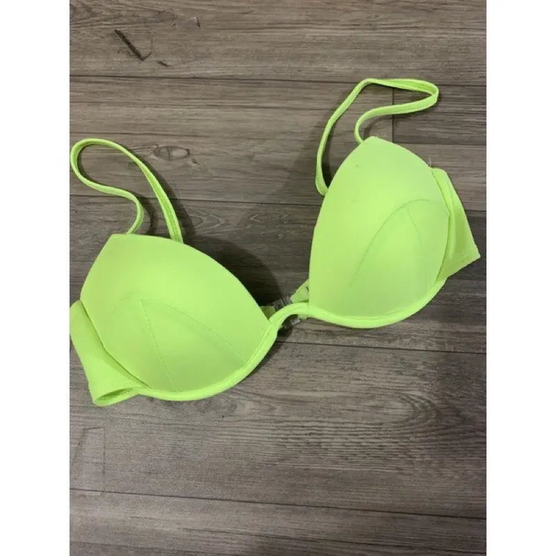 Bikini 2 mảnh gọng nâng khoe  siêu xinh Nhung Thun Đen 1