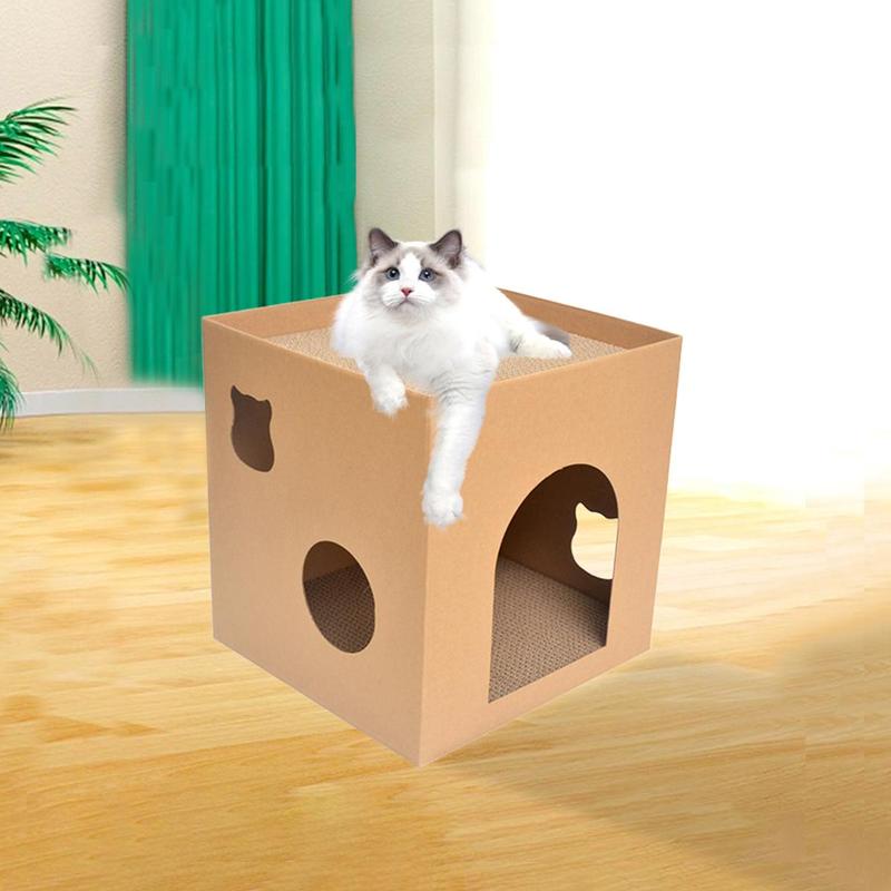 Product Introduction of Cat Scratching Board, 1 Count Durable Cat Scratcher, Cat Scratching Pad, Pet Supplies for Indoor Playing, Cat Furniture for Home 4