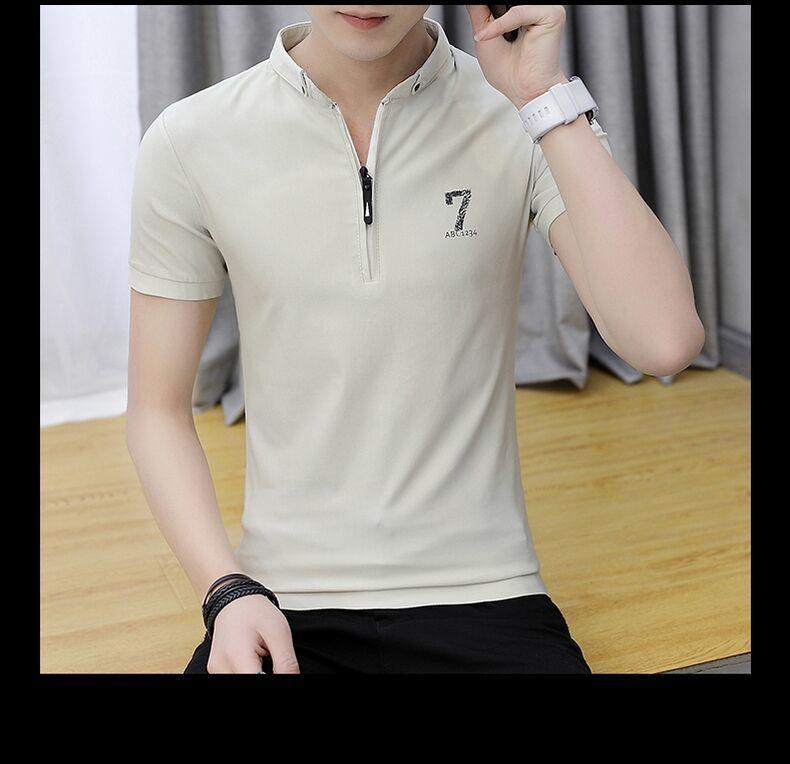 Product Introduction of Áo Thun Nam Ngắn Tay, Áo Polo, Cổ Chân Đế Tay Lỡ, Phong Cách Công Sở Thường Ngày Đẹp Trai Và Hợp Xu hướng Quần Áo Nam, Hàng Mới Về Năm 2024, Thích Hợp Cho Mùa Hè 7