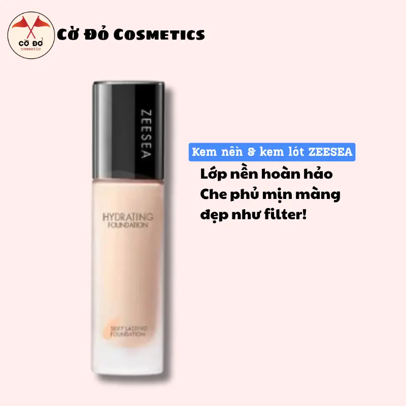 Kem Nền ZEESEA Che Khuyết Điểm Làm Đẹp Và Kem Dưỡng Ẩm, Lâu Trôi, Làm Sáng Màu Da,