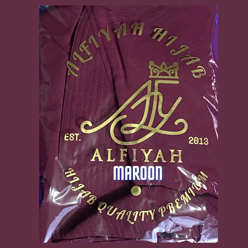 Jilbab Hijab Syar'i Kerudung Khimar Ceruty Babydoll 2 Layer Keong Mini ALFIYAH - Free Masker Muslim Pad Syari Instan Ceruti 6