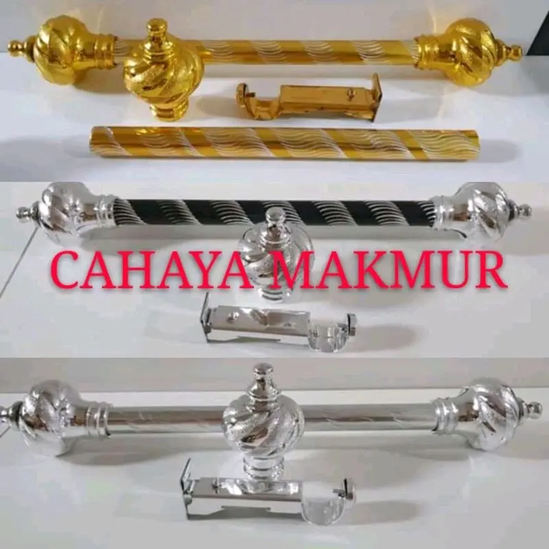 Batang gorden reill Soka uril soka garis warna gold silver dan coklat fullset
