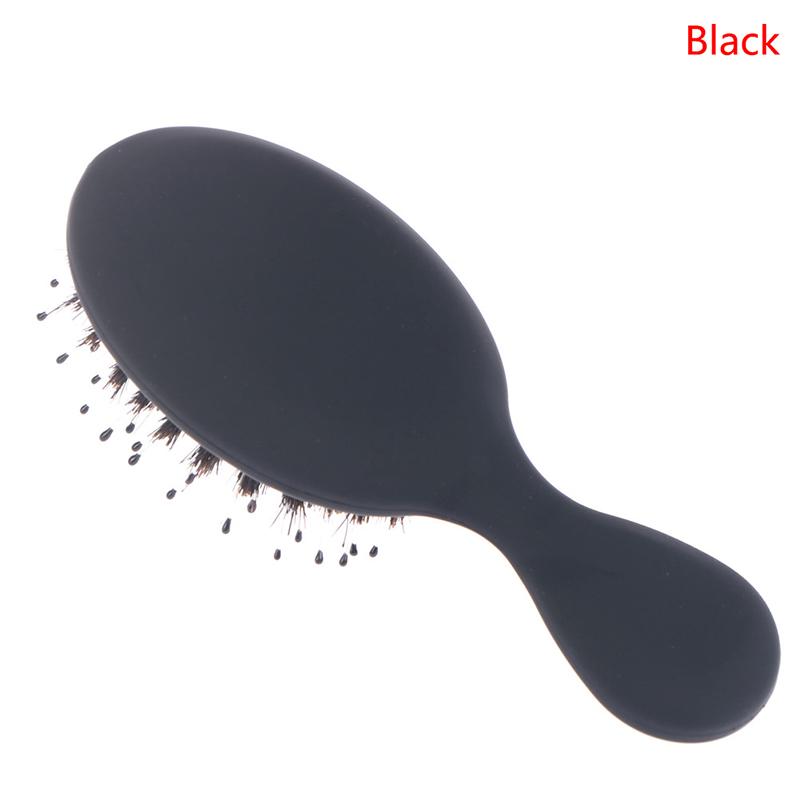 Product Introduction of Women's Hair Brush Comb Natural Boar Bristle Anti-static Hairbrush  Barber Brush 31