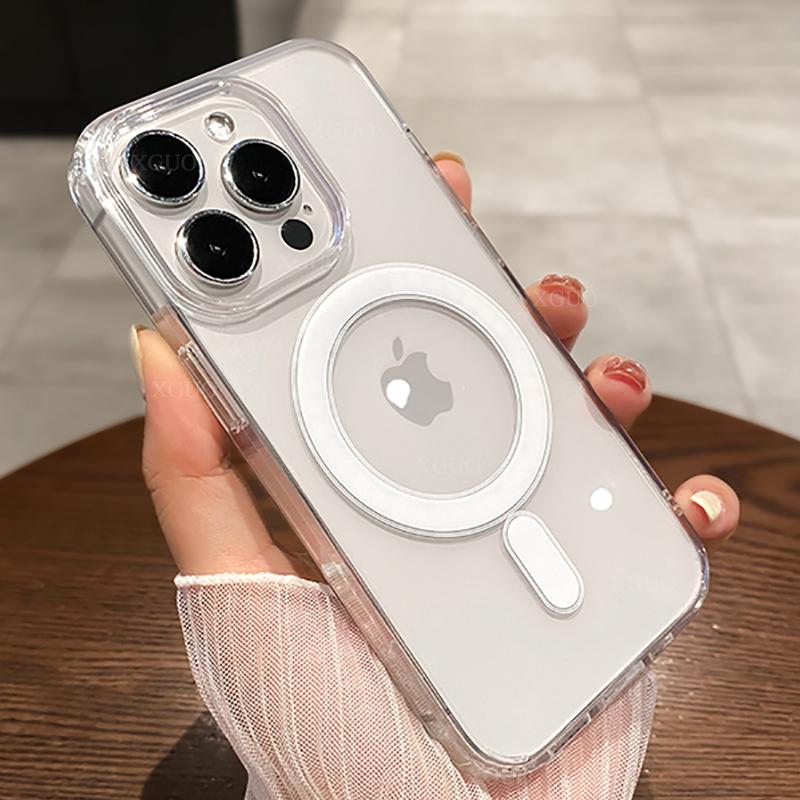 Product Introduction of Ốp Trong Suốt Từ Tính, Chính Thức, Dành Cho iPhone 16, 15, 14, 13, 11, 12, Pro Max, Plus, Sạc Không Dây, Chất Liệu Acrylic, Có Hộp, Ốp lưng  titan ốp  lưng op  lung op  lung miếng  dán ốp  lưng  dep ốp  lop ear ốp  lưng Phụ Kiện Cao Su 8