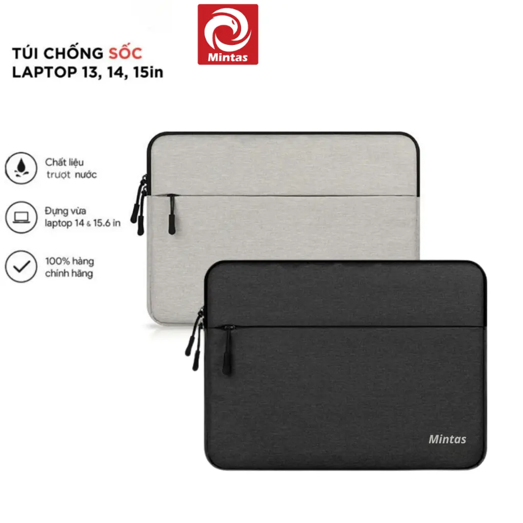 Túi Chống Sốc Laptop Các Loại Nhiều Size. Túi Bảo Vệ Laptop 2 Ngăn. Chất Vải Chống Nước Đệm Mút Sốp Đa Chiều MT0022