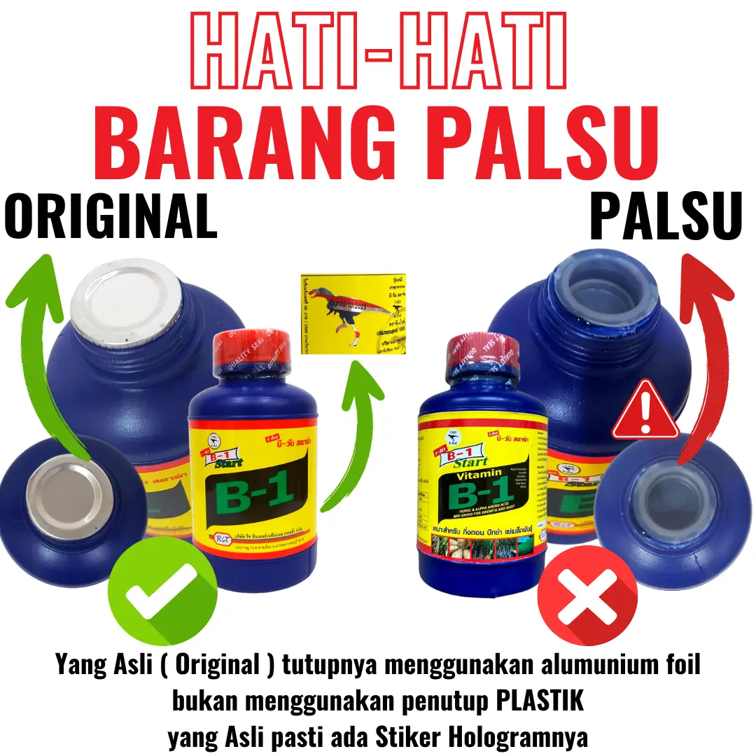 Pupuk Vitamin B1 100ml T-rex Pupuk Tanaman B1 Anti Stres Ori Thailand