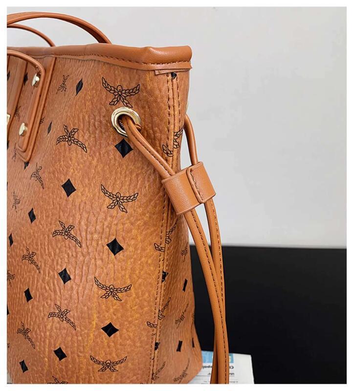 Product Introduction of 2024 New Tote Handheld Bun Mother Female Large Capacity Shoulder Versatile Trendy Two Piece Commuter Bag 22