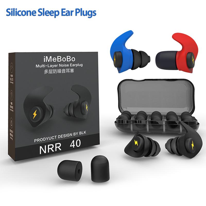 Product Introduction of Silicone Sponge Sleeping Ear Plugs Portable Soundproof Earplugs Soft Foam Anti-noise Earplug Travel Noise Reduction 17