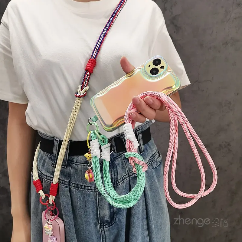 Multi-functional Braided Phone Lanyard for Trendy Ladies