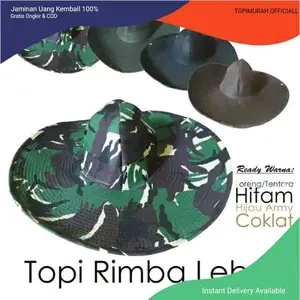 Topi Petani Rimba Meksiko Lebar kecil Topi berkebun