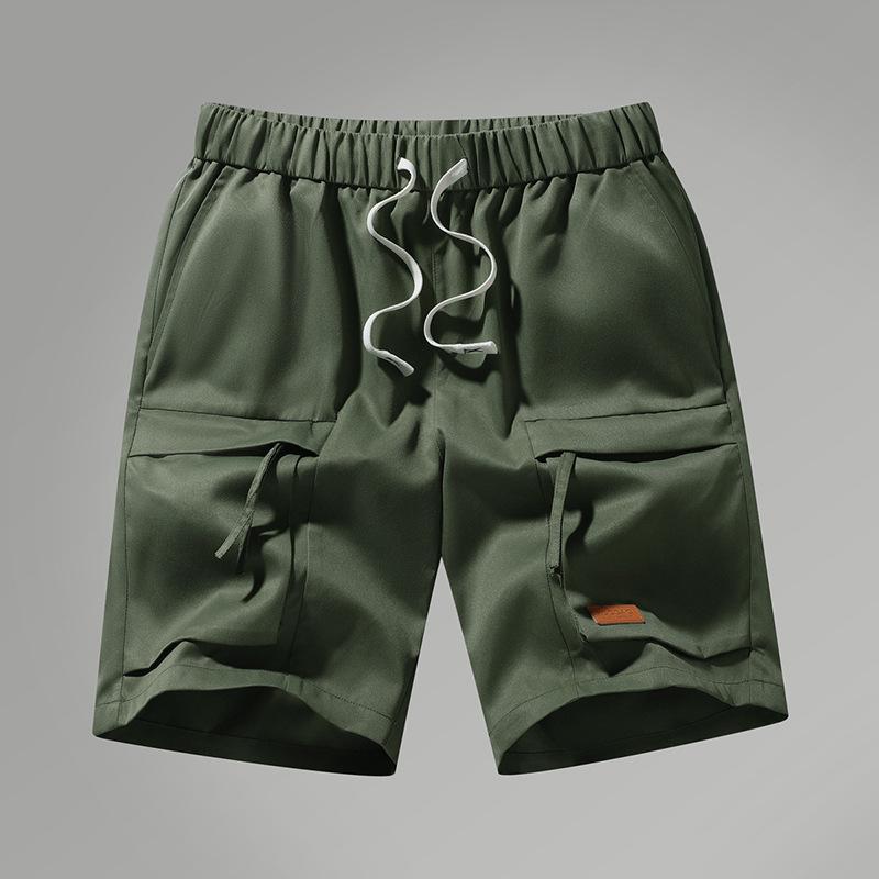 2025 Summer Men's Lightweight Ice Silk Shorts - Breathable Quick-Dry Casual Athletic Cargo Shorts (Plus Size) 9
