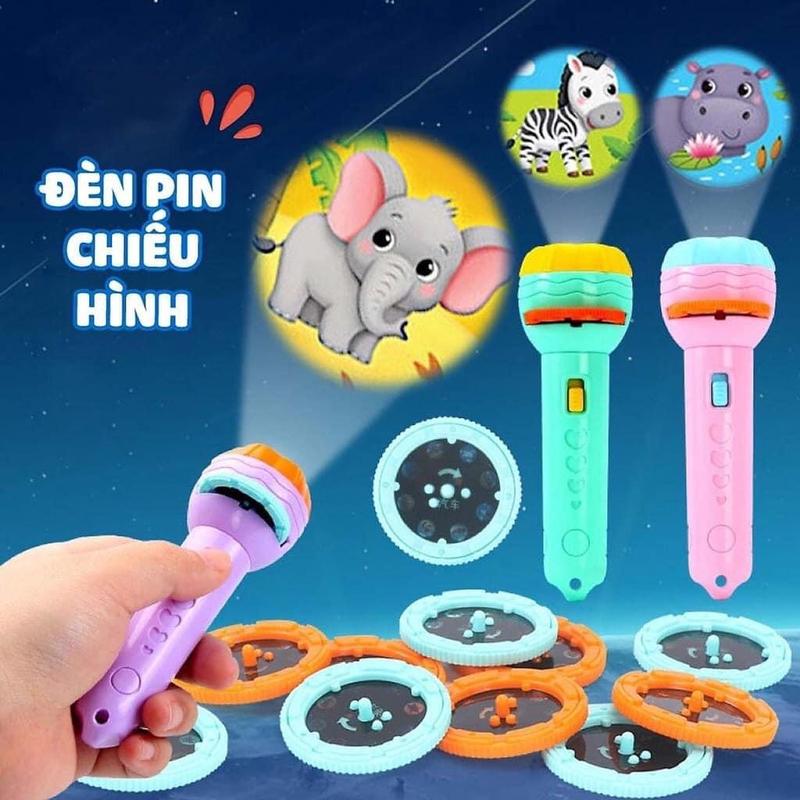 Đèn pin chiếu hình cho bé 1