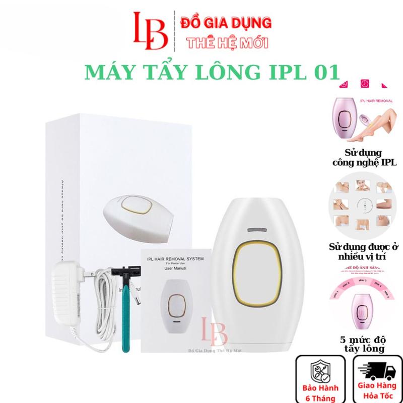 Máy tẩy lông cầm tay IPL 01, máy tẩy lông toàn thân, lông tay, lông nách, bikini bản 2024 Tỉa Lông Nữ Tông Đơ Women Nhổ Lông  Cắt Tóc Máy Cạo Râu