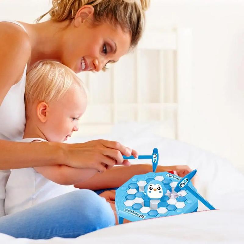 Product Introduction of Penguin Ice Breaking Funny Desktop Game Kid Toy Gifts Who Make The Penguin Fall Off Lose This Game Family Party Activity 35
