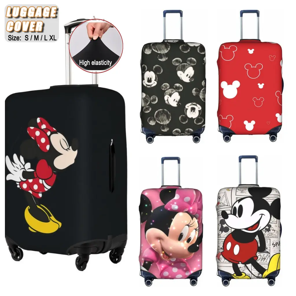 Bọc Vali Du Lịch, Chuột Mickeys Mềm Dẻo, Co Giãn Cao, Bọc Vali Dày, Chống Bụi, Chống Trầy Xước, Vỏ Bảo Vệ, Thích Hợp Cho Vali, Có Kích Thước 18-32 Inch, 121