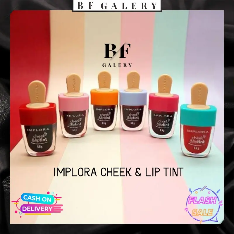 BFM010 Implora Cheek & Liptint / Moisturizer Liptin / Impora Cheek & Liptint JAKARTA Tahan Lama Lipstick Gloss
