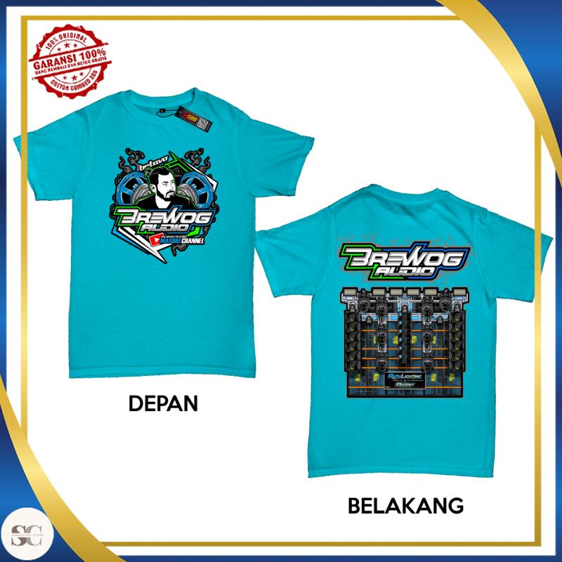 [SC] | Baju Kaos Anak Sound System Brewog Audio Sound Horeg Team Sotok 1-10 Tahun Laki-laki Full Logo | Cotton Combed 30s 8