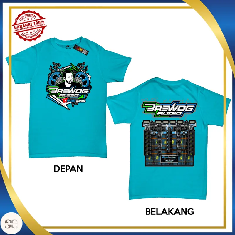 [SC] | Baju Kaos Anak Sound System Brewog Audio Sound Horeg Team Sotok 1-10 Tahun Laki-laki Full Logo | Cotton Combed 30s 8