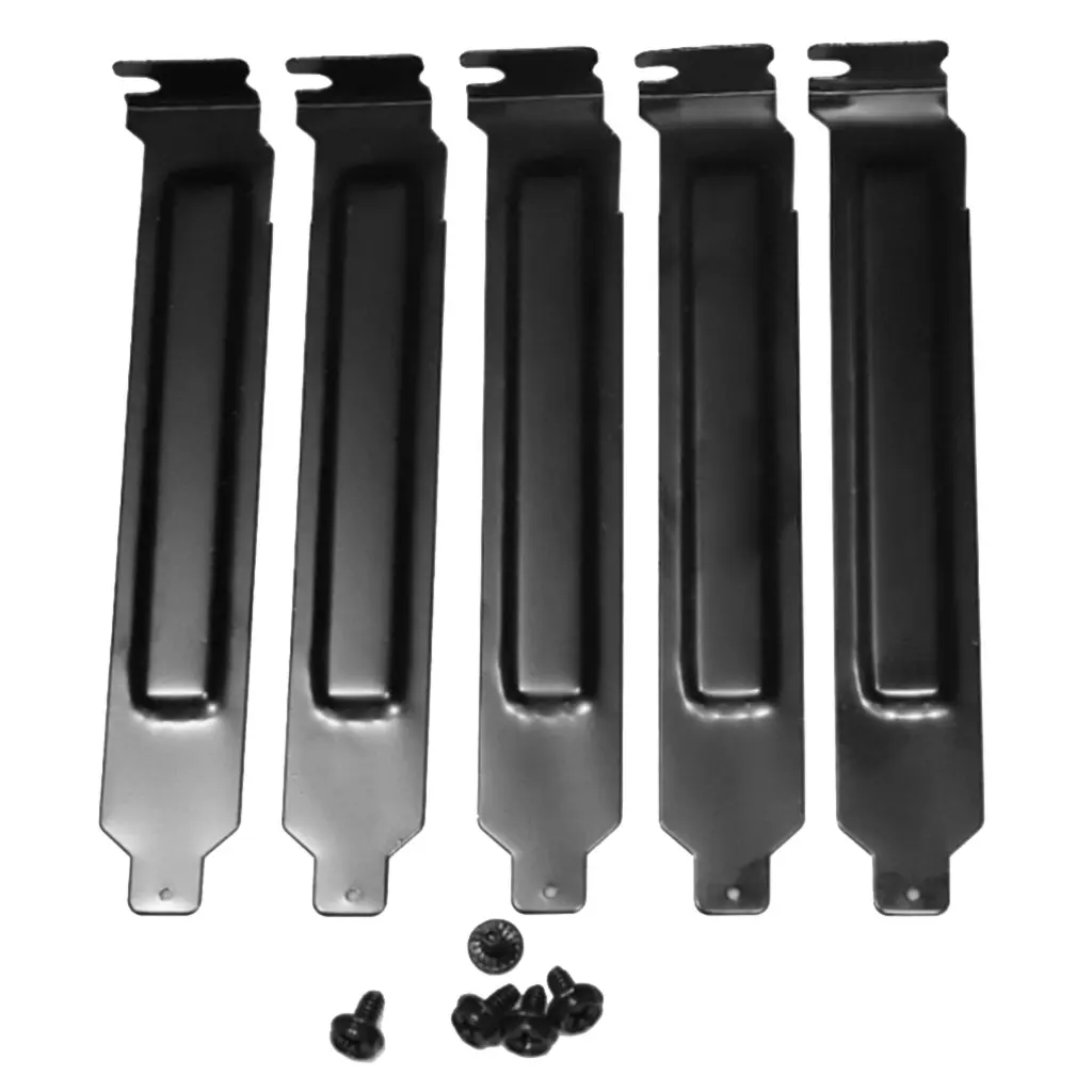 5PCS Full Profile Expansion Dust Filter Blanking Plate for PCI with Screws