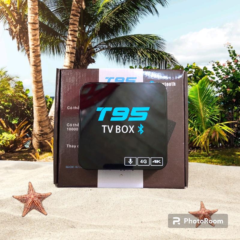 Đầu android box tivi t95 ram 4G bộ nhớ 32 có bluetooth chuyên xem tivi youtube có chức năng giọng nói