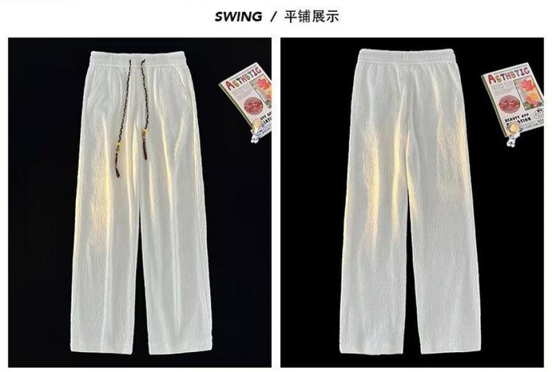 Product Introduction of Quần Thường Ngày Cho Nam, Phong Cách Mỹ, Quần Ống Đứng Rộng Thùng Thình, Thương Hiệu Thời Trang Mỏng, Quần Thể Thao Xếp Nếp, Thích Hợp Cho Mùa Xuân Và Mùa Hè, Đường Phố Cao Cấp, Chất Liệu Mỹ 3