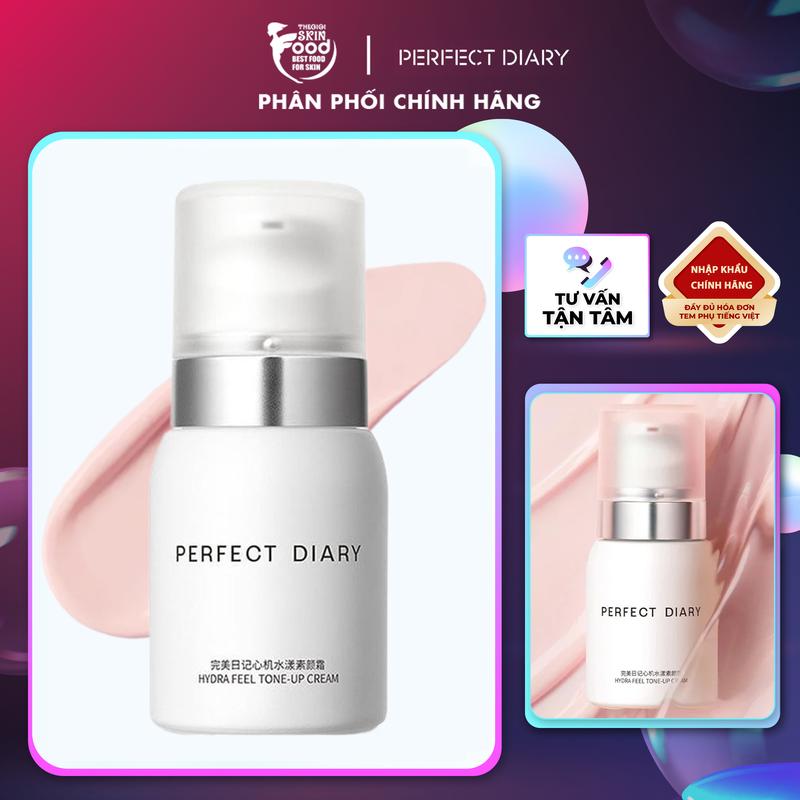 Kem Dưỡng Ẩm Hỗ Trợ Nâng Tone Perfect Diary Hydra Feel Tone-Up Cream 40g Chăm Sóc Da Skincare