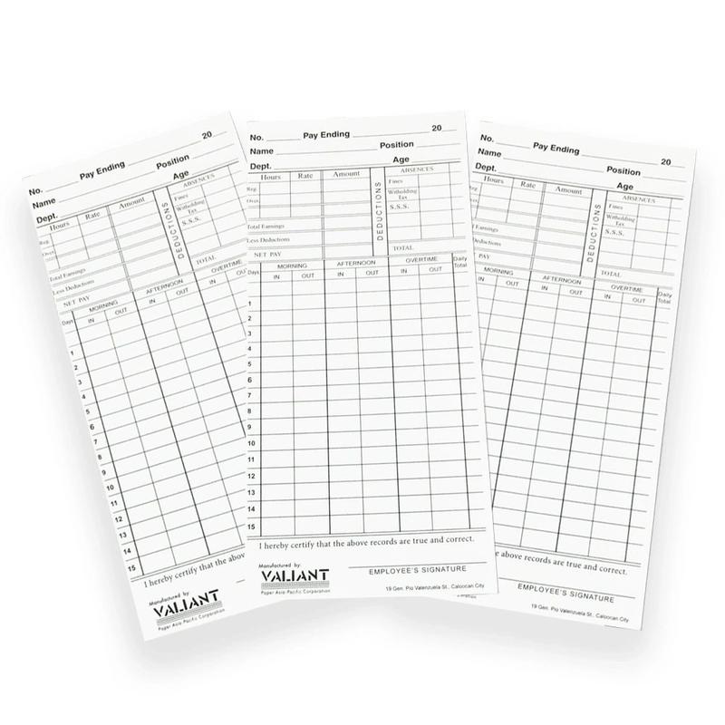 Time Cards Timecards Monthly 2-sided for Employee Attendance - TikTok ...