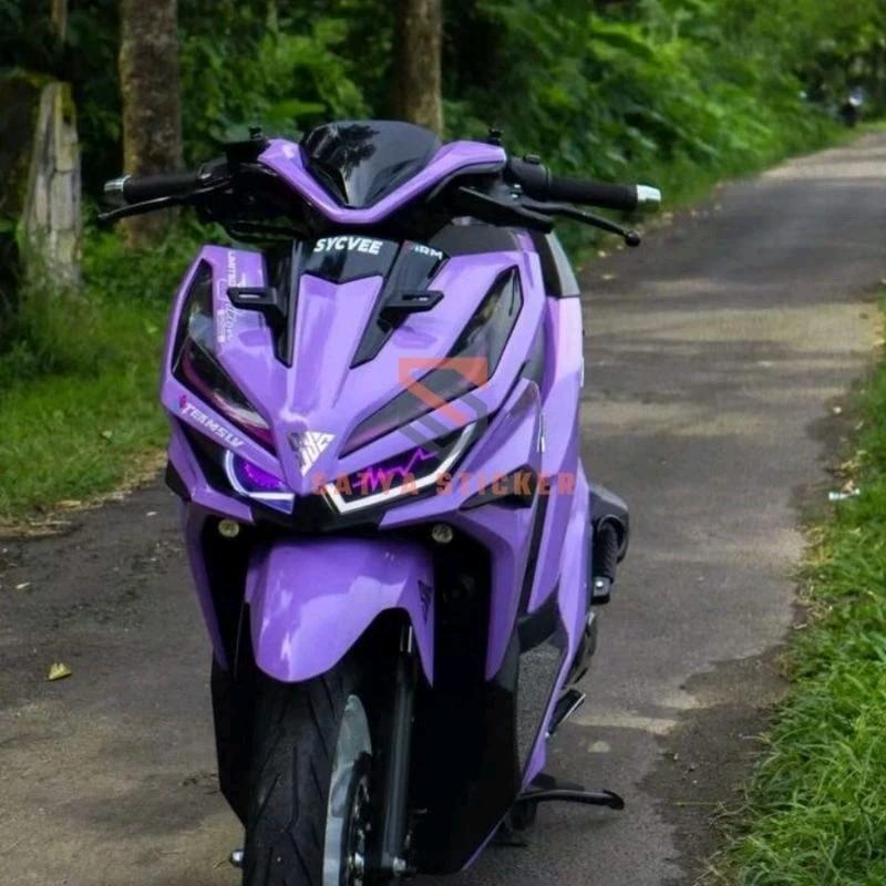 SKOTLET STIKER MOTOR VIOLET TARO GLOSY SKOTLET UNGU TARO GLOSSY SCOTLITE VIOLET TARRO GLOSSY STIKER MOTOR LAVENDER  SCOTLAIT VIOLET TARO GLOSY HARGA PROMO BISA COD Motorcycle 5