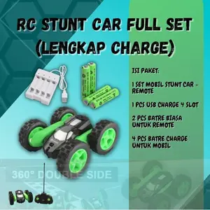 MAINAN MOBIL REMOTE CONTROL RC STUNT CAR FULL SET CHARGE // MAINAN MOBIL REMOT Toys