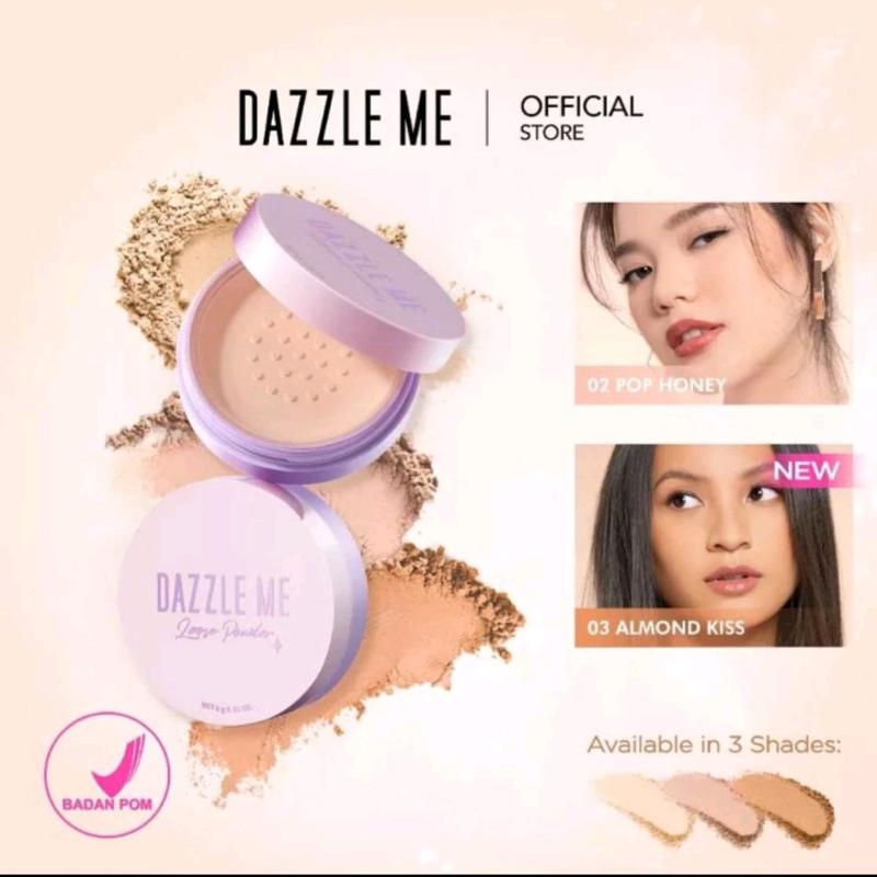 DAZZLE ME Always Setting Loose Powder / Bedak Tabur DAZZLE MEE Kontrol Minyak Tahan Lama 0