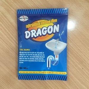 Bột Thông Đường Ống DRAGON, Bột Thông Tắc Cống Cực Mạnh, Bồn Cầu, Bồn Rửa Bát Làm Sạch