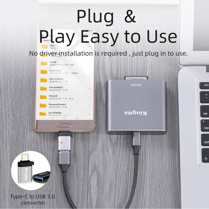 KINGMA XQD Card Reader USB 3.1 for SONY G M / Nikon Z6 Z7 / XQD Camera 0