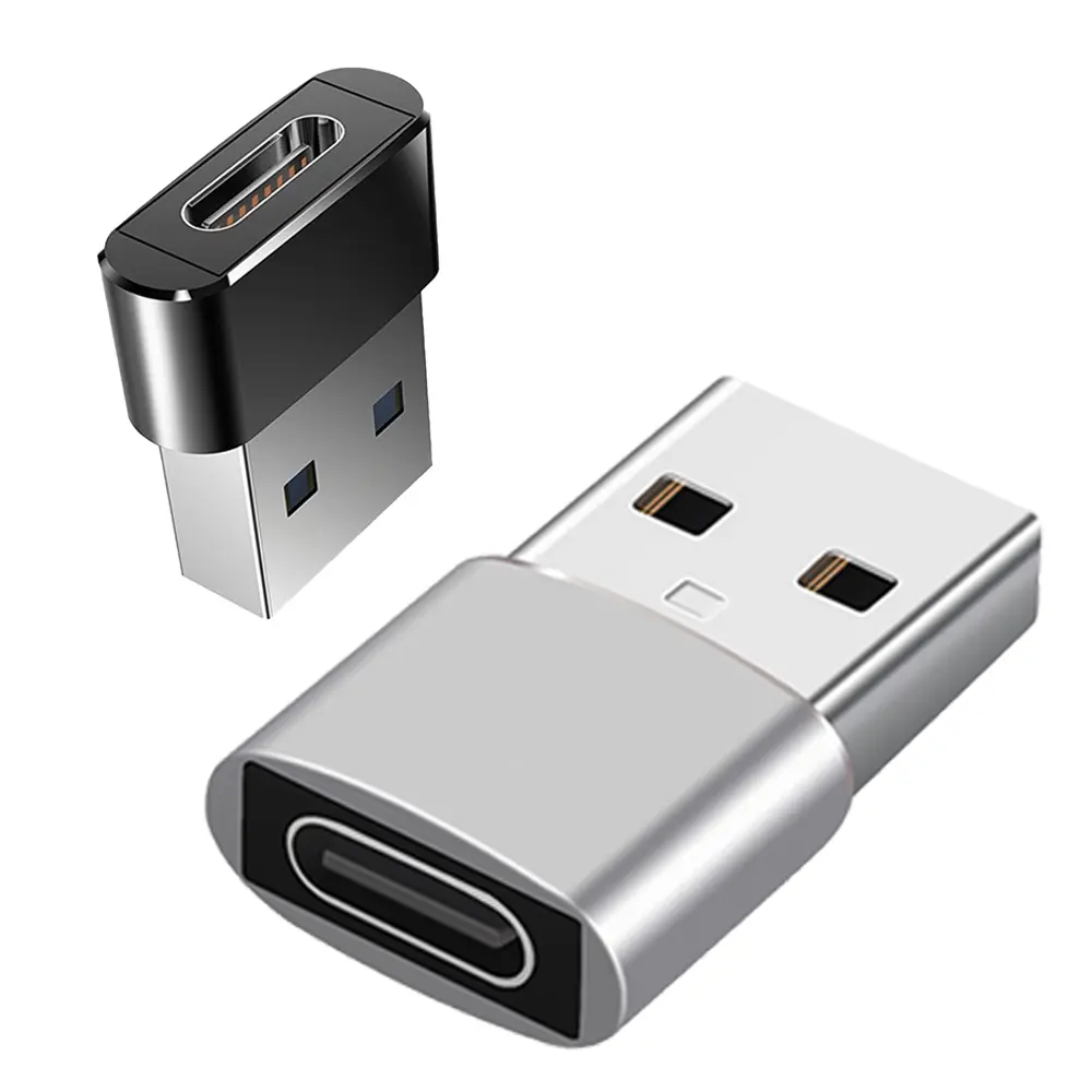 USB OTG A Male To Type C Female Adapter Converter For iPhone 14 13 12 11 Pro Max For Airpods 3 Type-C Cable Data Charger Adapter