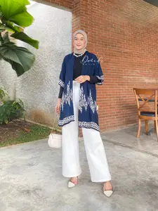 NEW BLAZER CARDIGAN BATIK OUTER KIMONO RAYON GLOYOR Motif