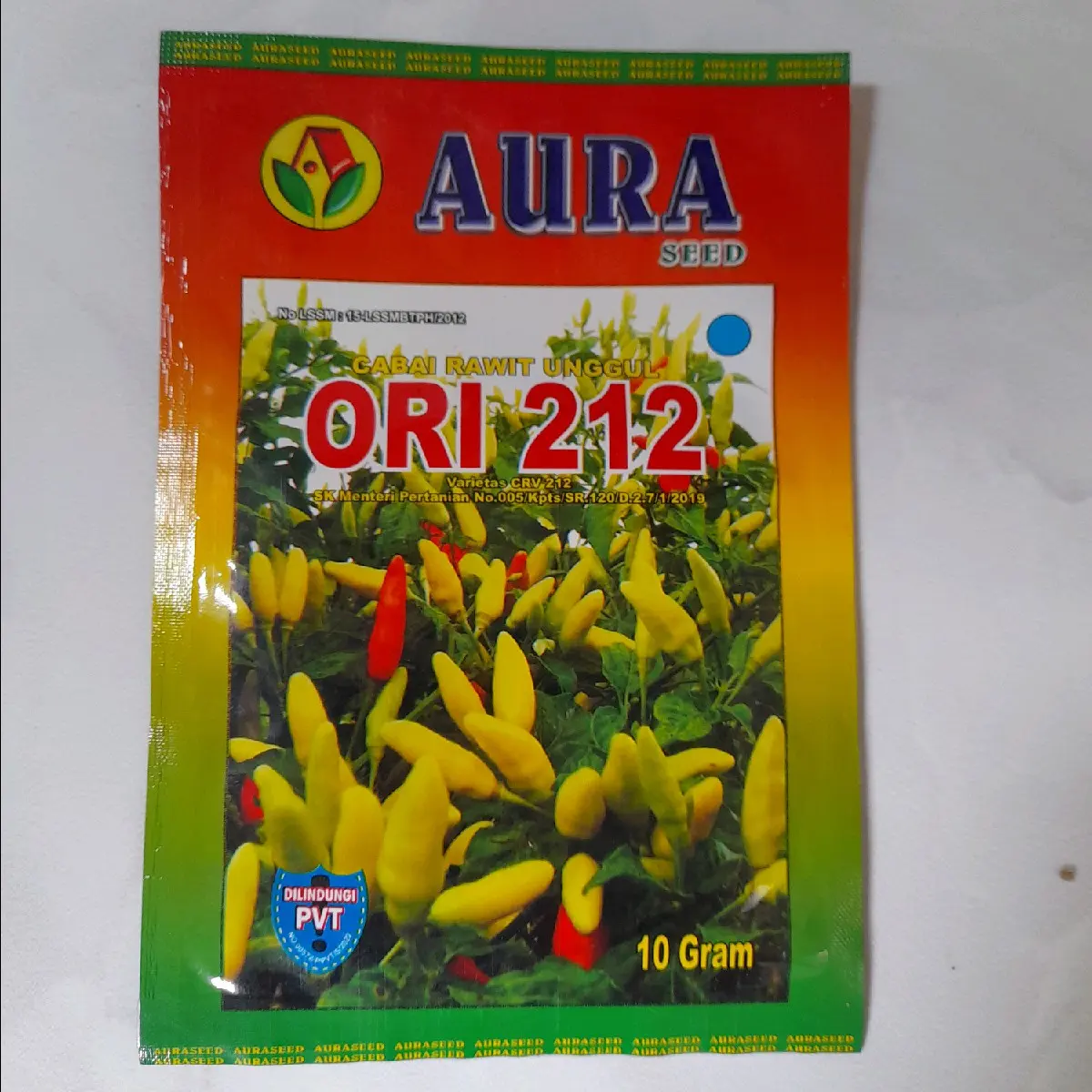 Benih Biji Cabe Ori 212 Bergerombol isi 50 biji