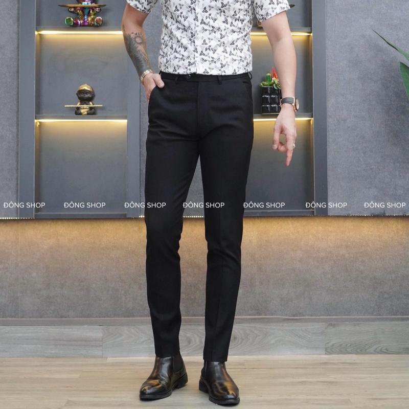 Quần Âu trơn vải chéo 81 - Quần Âu Nam - Quần Tây Nam - HÀNG ĐẸP chất vải dày dặn ,co dãn, fom dáng slimfit quần  nam Menswear Pants Jean quần  âu quần  tây